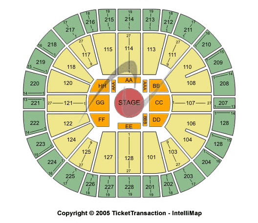 Climate Pledge Arena Center Stage Seating Chart